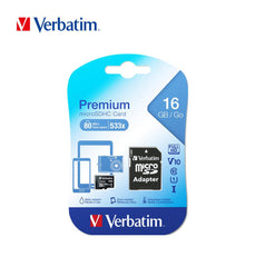 MICRO SDHC 16GB CL10 VERBATIM PREMIUM BL1 - koseakasa