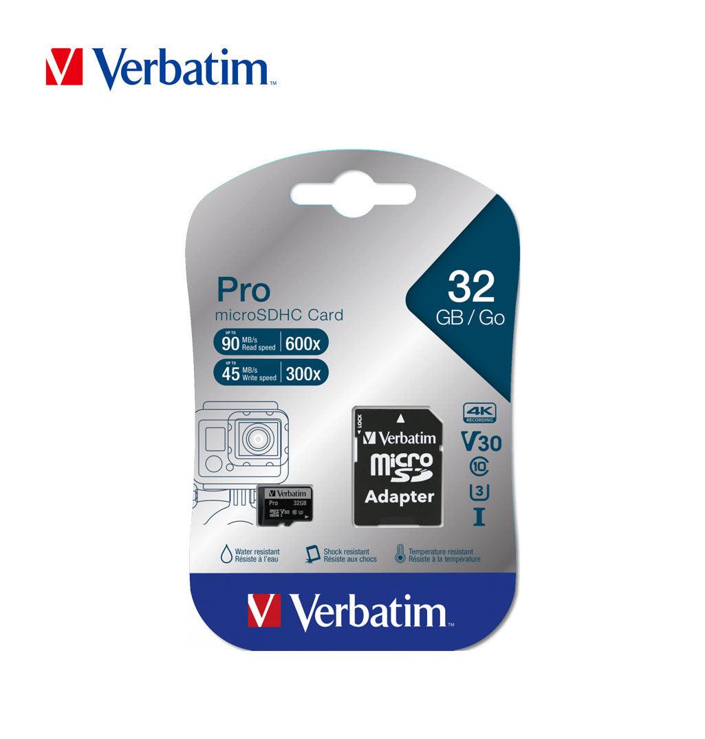MICRO SDHC 32GB CL10 VERBATIM PRO BL1 - koseakasa