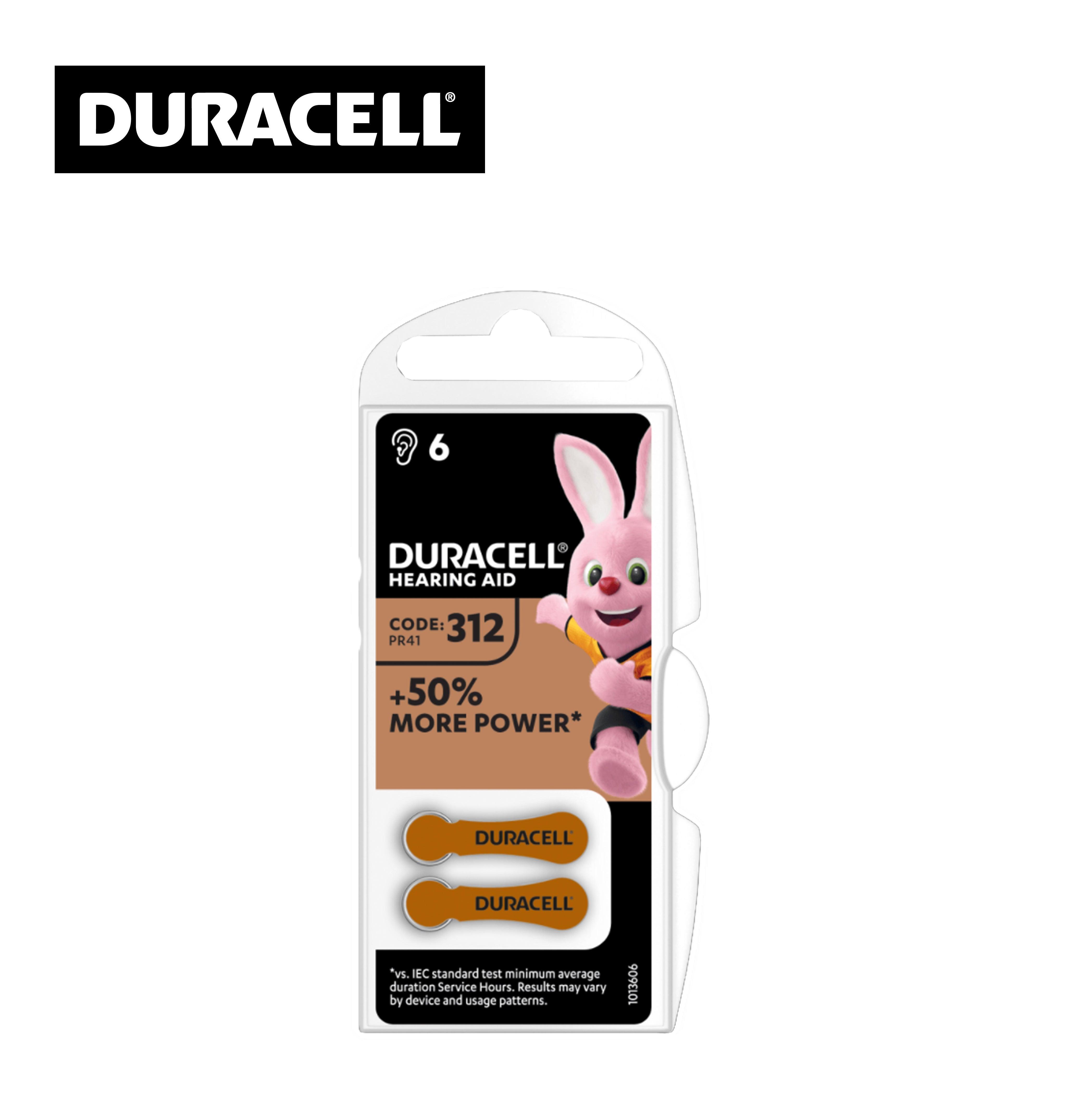 ACUSTICA 312 DURACELL PILA BL6 - koseakasa