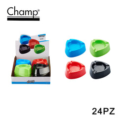 ART.40590569 CHAMP PLASTIC POSACENERE 4 COLOURS - 24PZ - koseakasa