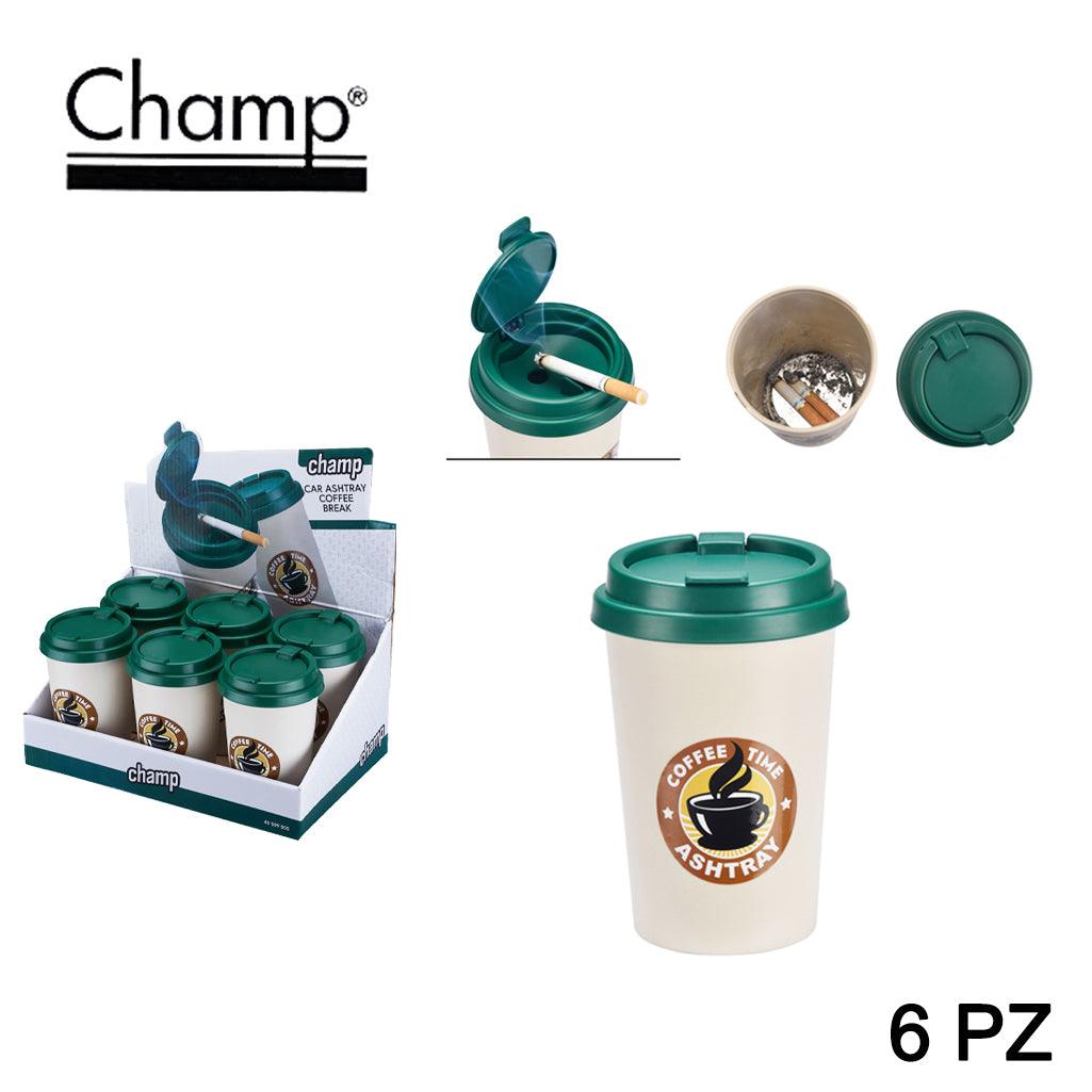 ART.40509005 POSACENERE CHAMP CAR ASTRAY COFFEE BREAK 6PZ - koseakasa