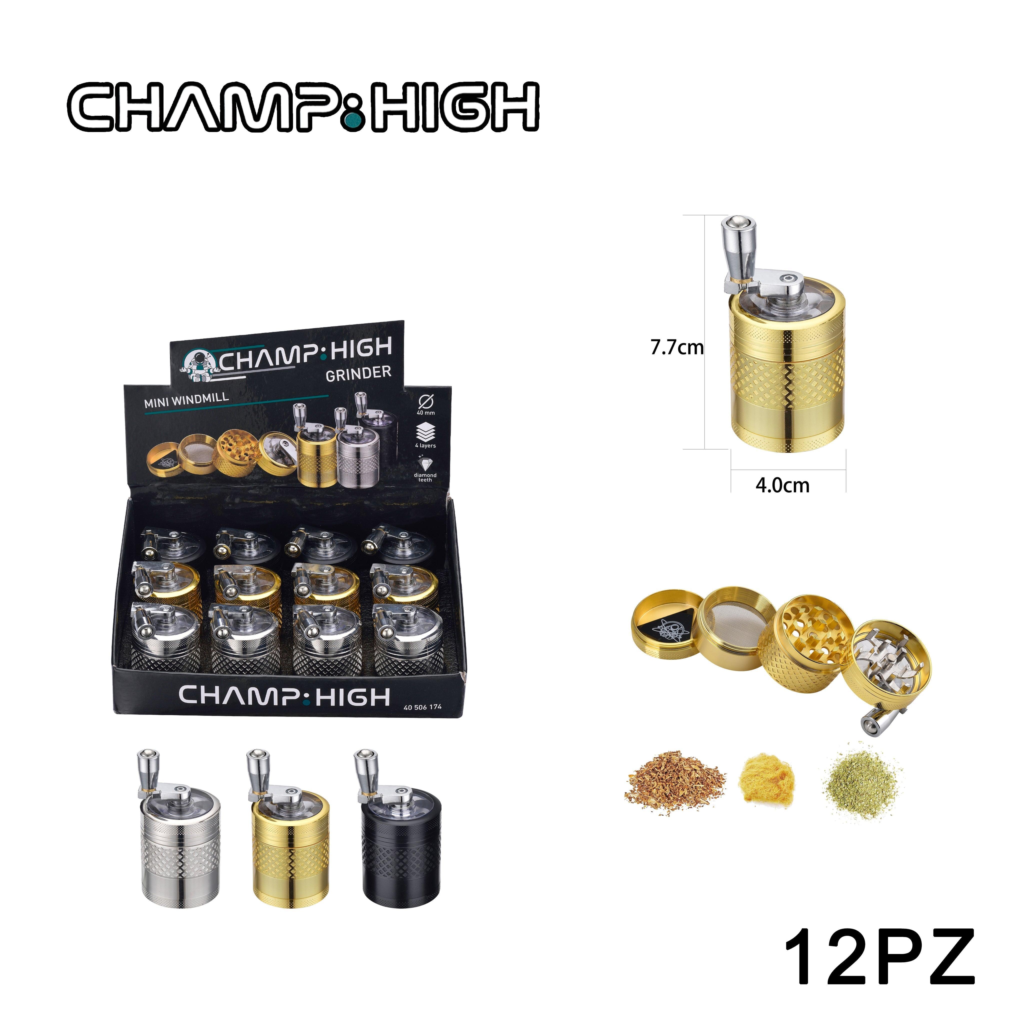 ART.40506174 CHAMPHIGH MINI WINDMILL GRINDER 40MM- DL12 - koseakasa