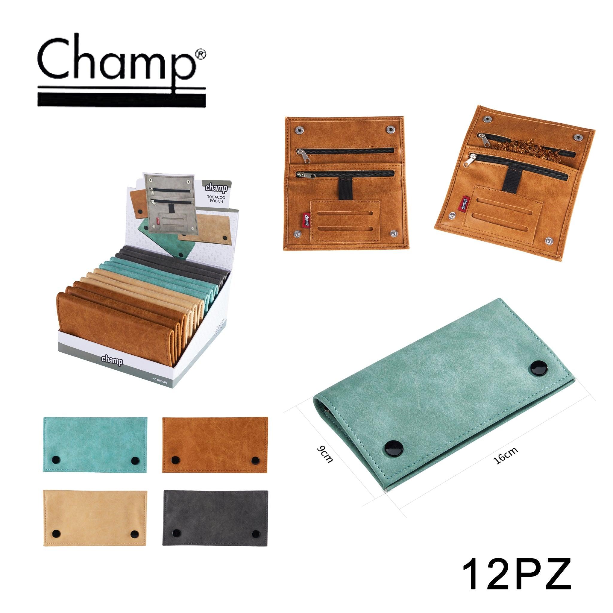 ART.40519001 CHAMP TOBACCO POUCH W/ LIGHT.HOLD. FR DL12 - koseakasa