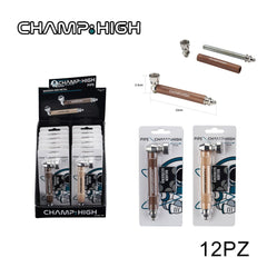 ART.40506190 CHAMP HIGH METAL / WOODEN PIPE12CM D12 - koseakasa