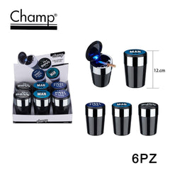 ART.40590703 CHAMP BIG BOSS CAR POSACENERE CON LED DL6 - koseakasa