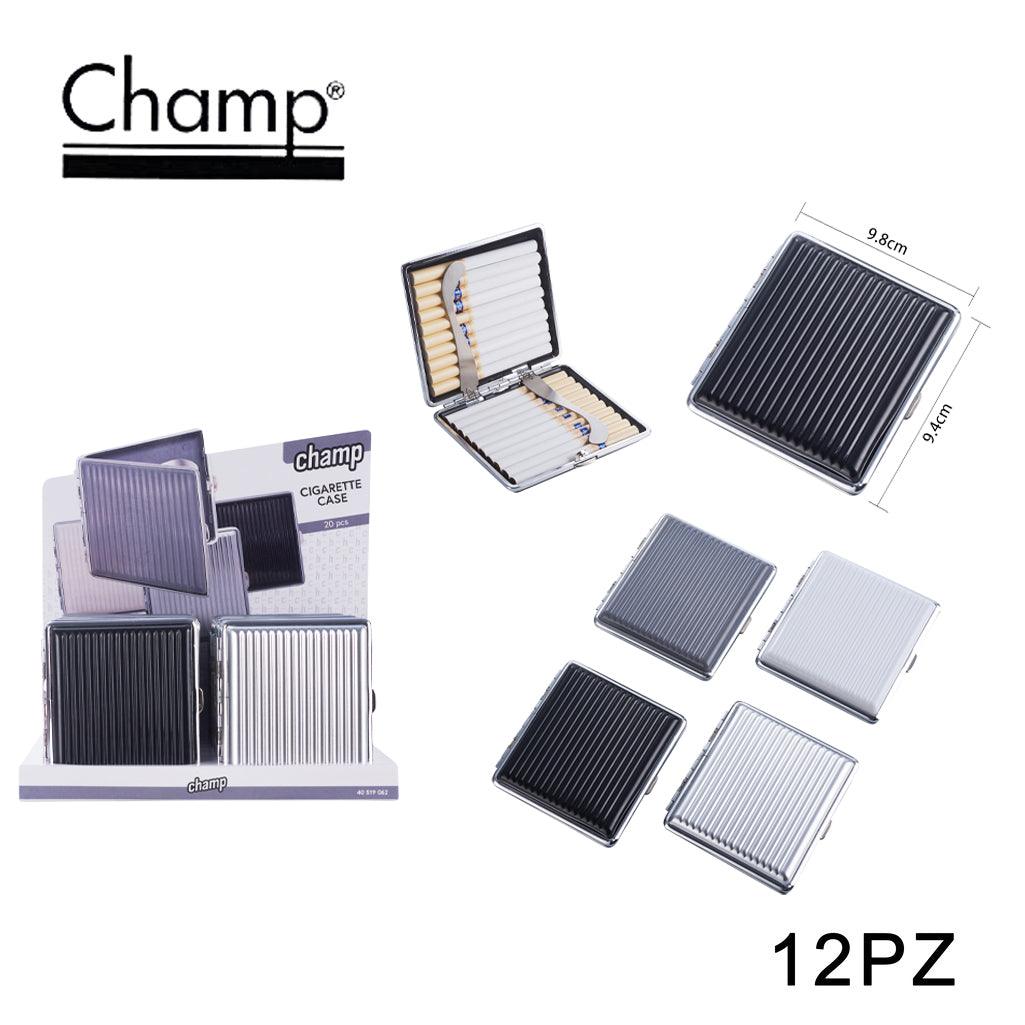 ART.40519062 CHAMP PLASTIC CIGARETTE CASE STRIPED DL12 - koseakasa