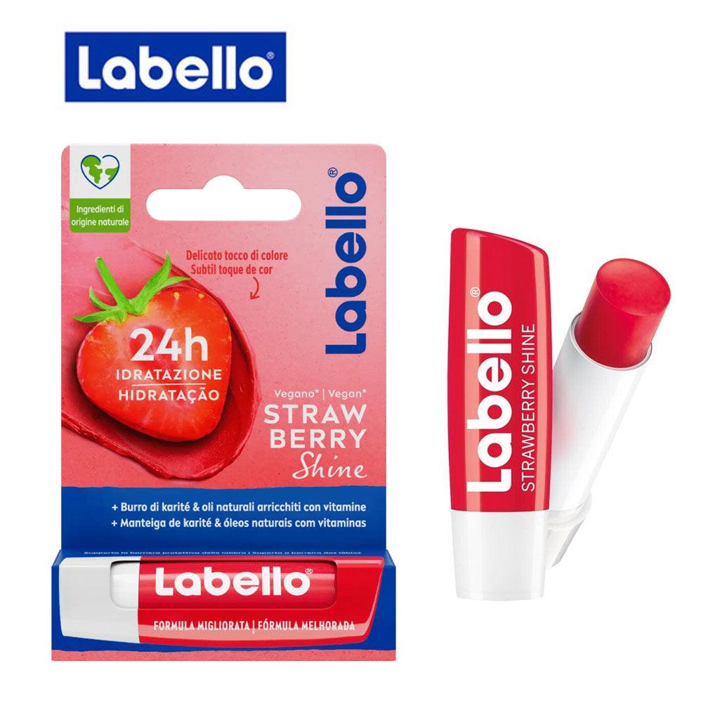 LABELLO BURRO DI CACAO STRAWBERRY SHINE 4.8G - koseakasa