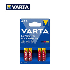 AAA LONGLIFE MAX POWER VARTA ALKALINE PILA BL4 - koseakasa