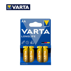 AA LONGLIFE VARTA ALKALINE 1.5V PILA BL4 - koseakasa