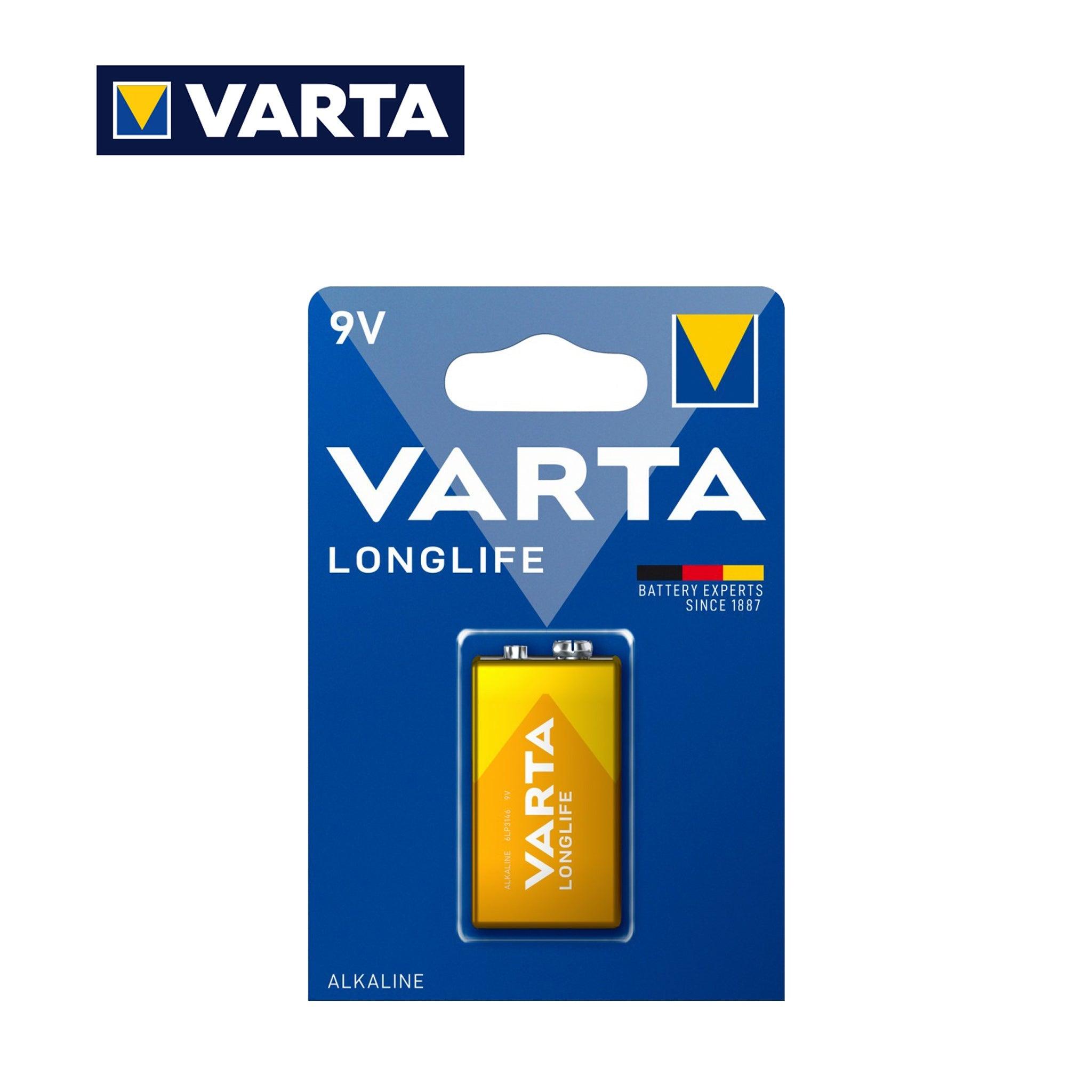 9V LONGLIFE VARTA ALKALINE PILA BL1 - koseakasa