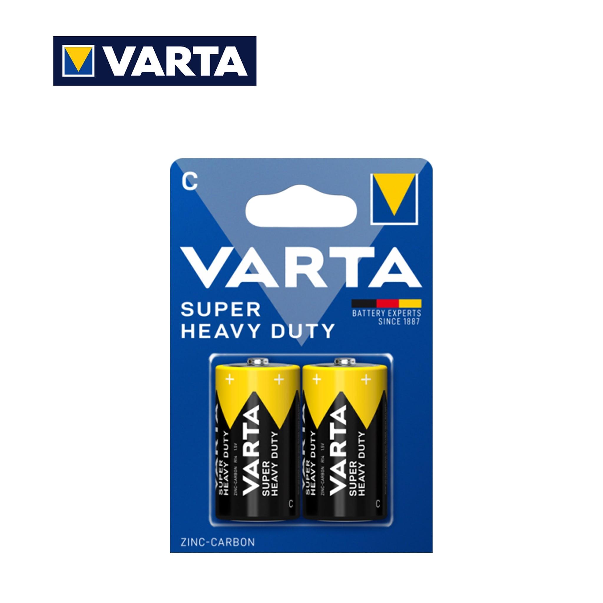 C MEZZA TORCIA ZINCO CARBONE VARTA SUPER PILA BL2 - koseakasa