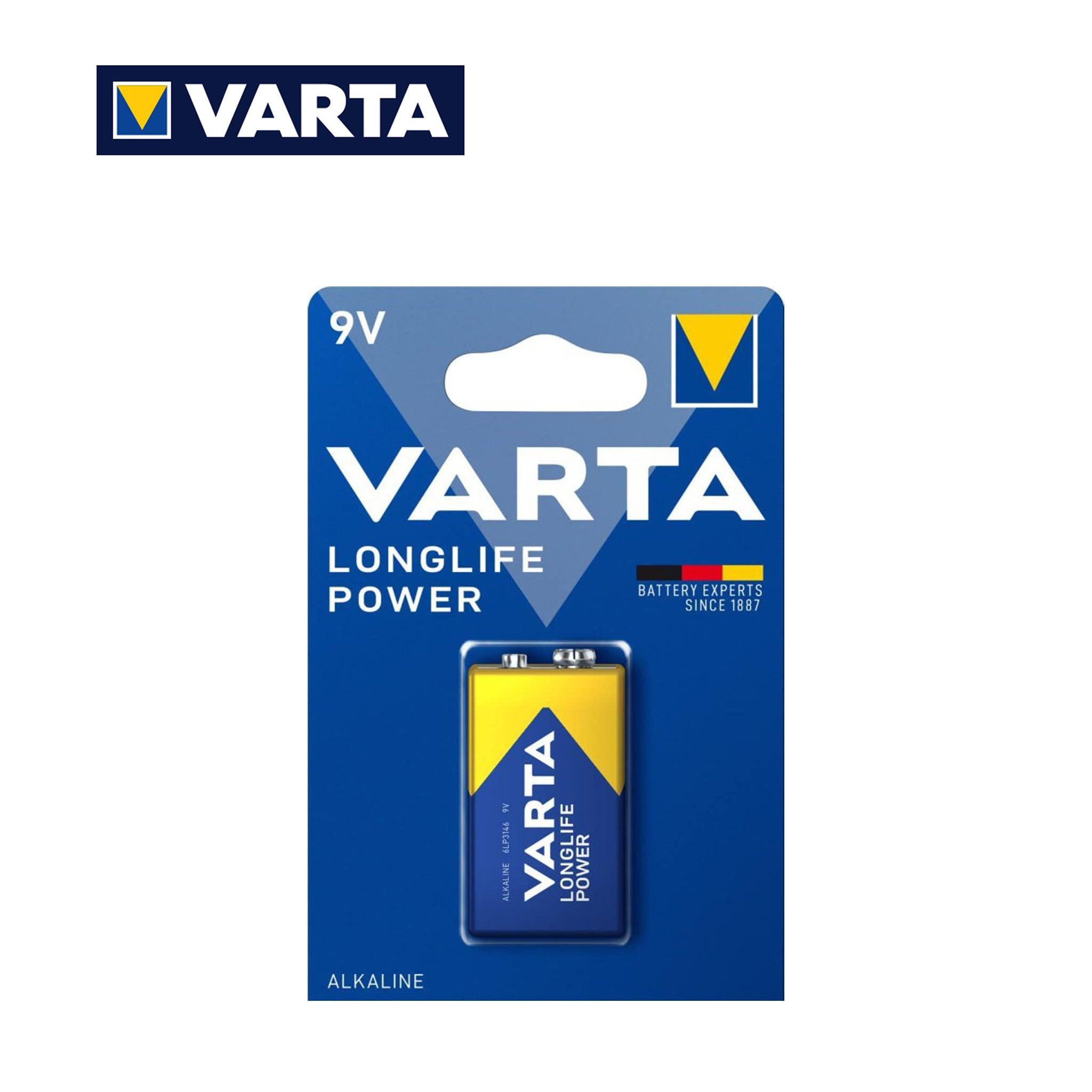9V LONGLIFE POWER VARTA ALKALINE PILA BL1 - koseakasa