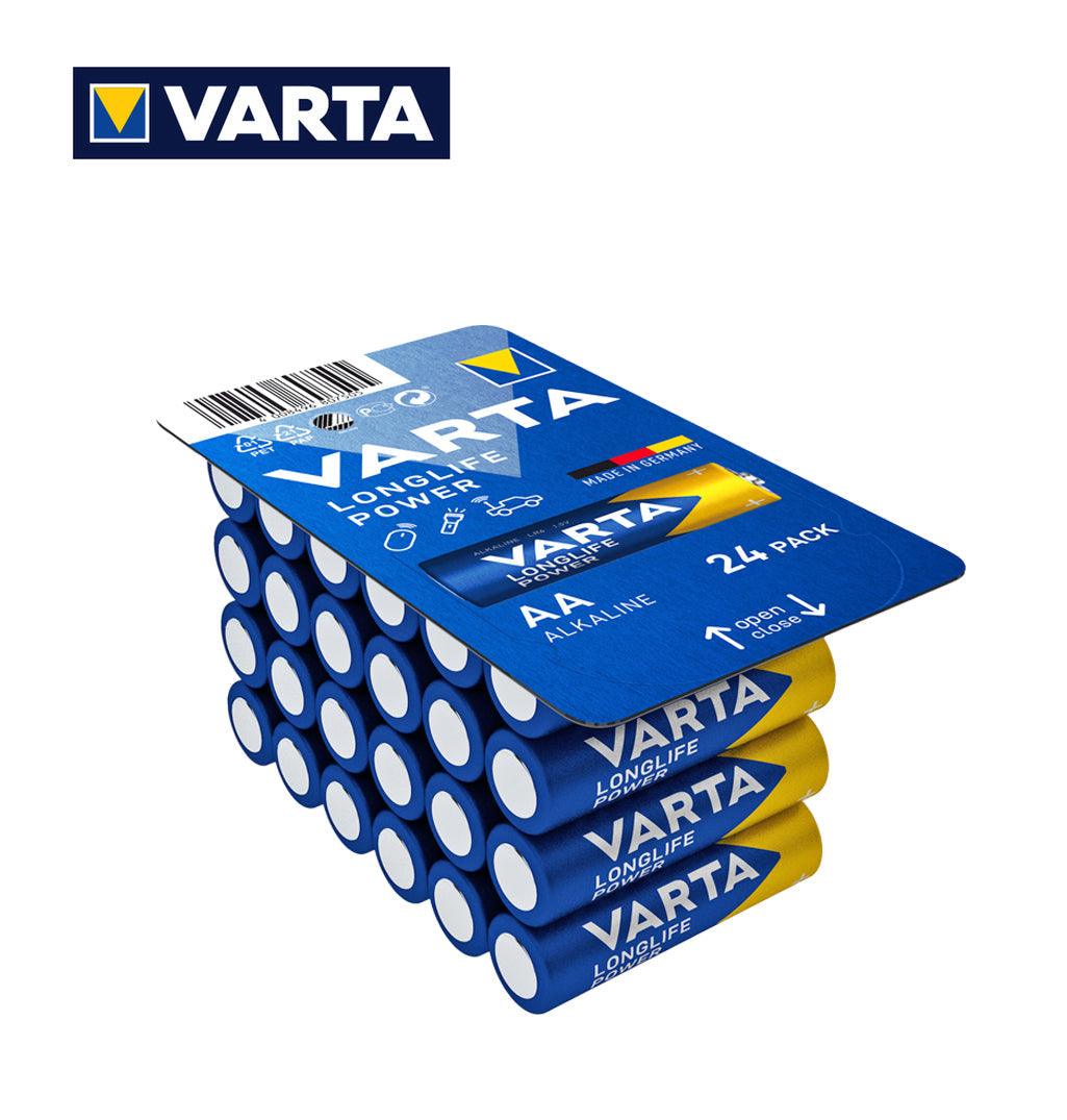 AA LONGLIFE POWER VARTA ALKALINE PILA BL24 - koseakasa