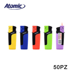 ART.3603400 ATOMIC ACCENDINO TURBO PIERRE GOMMATO COLORATO ASS. CONF.50PZ - koseakasa