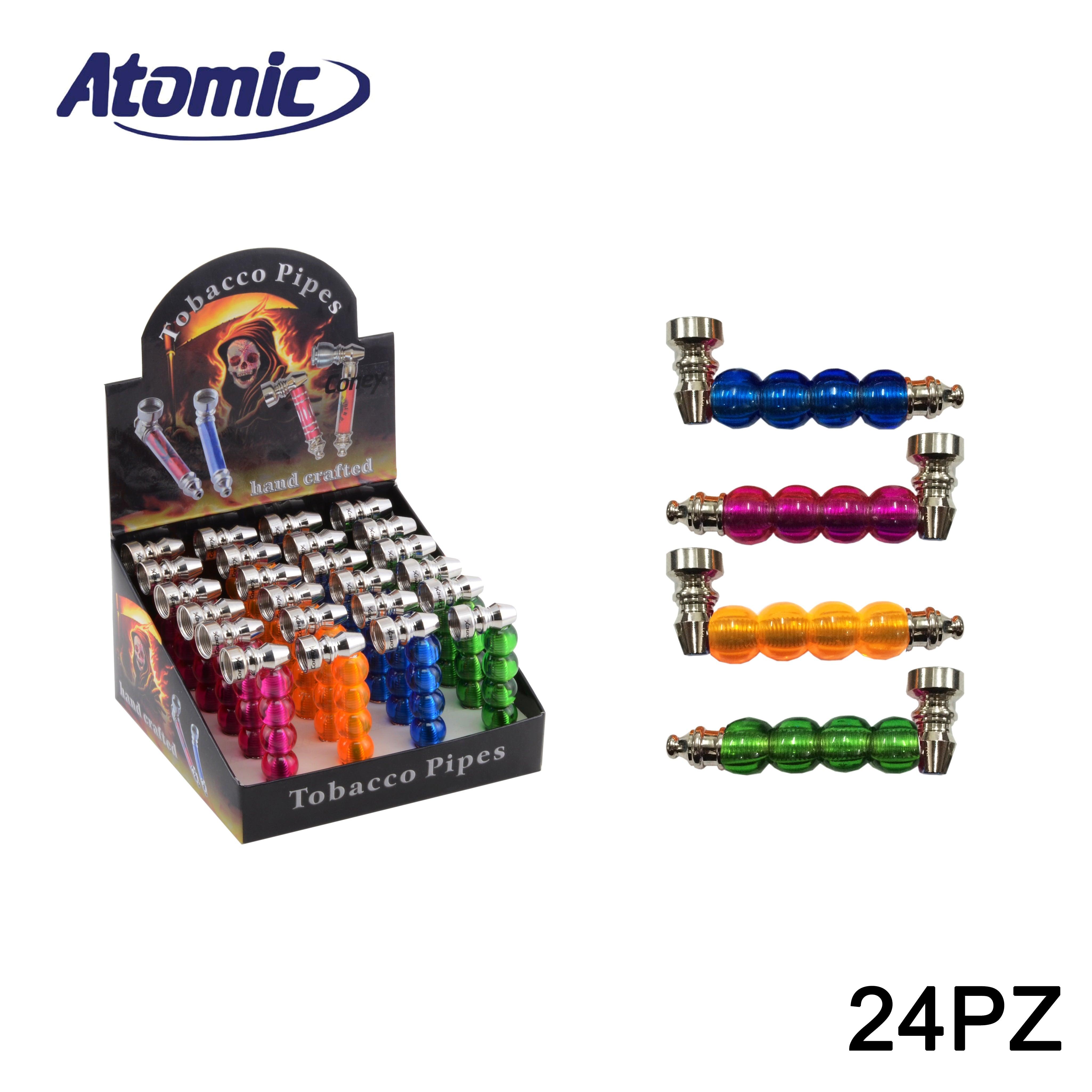 ART.0212739 ATOMIC PIPA TABACCO PALLINE 4 COLORI ASS. CONF.24PZ - koseakasa