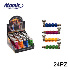 ART.0212739 ATOMIC PIPA TABACCO PALLINE 4 COLORI ASS. CONF.24PZ - koseakasa