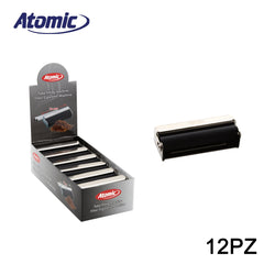ART.0125504 ATOMIC MACCHINA PER ARROTOLARE LE SIGARETTE RULLO 70MM CHROM CONF.12PZ - koseakasa