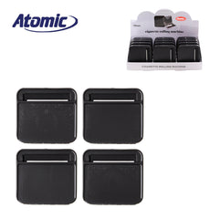 ART.0125011 ATOMIC MACCHINA PER ARROTOLARE LE SIGARETTE 70MM STANDARD NERO CONF.12PZ - koseakasa