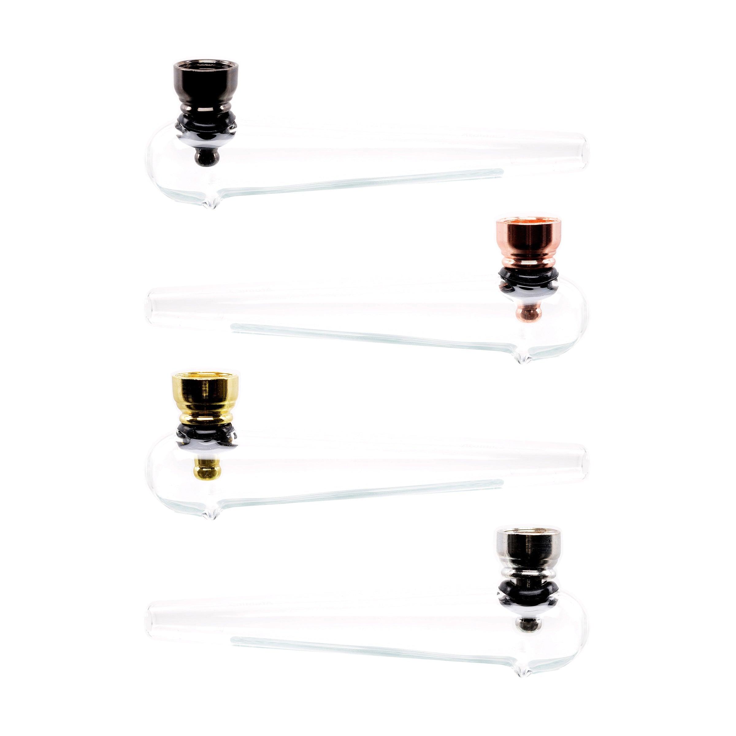 ART.0212777 ATOMIC PIPA IN VETRO BAZOOKA 4 COLORI ASS. CONF.24PZ - koseakasa