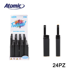 ART.3698501 ATOMIC MINI ACCENDIGAS BBQ FESTIVAL NERO GOMMATO CONF.24PZ - koseakasa