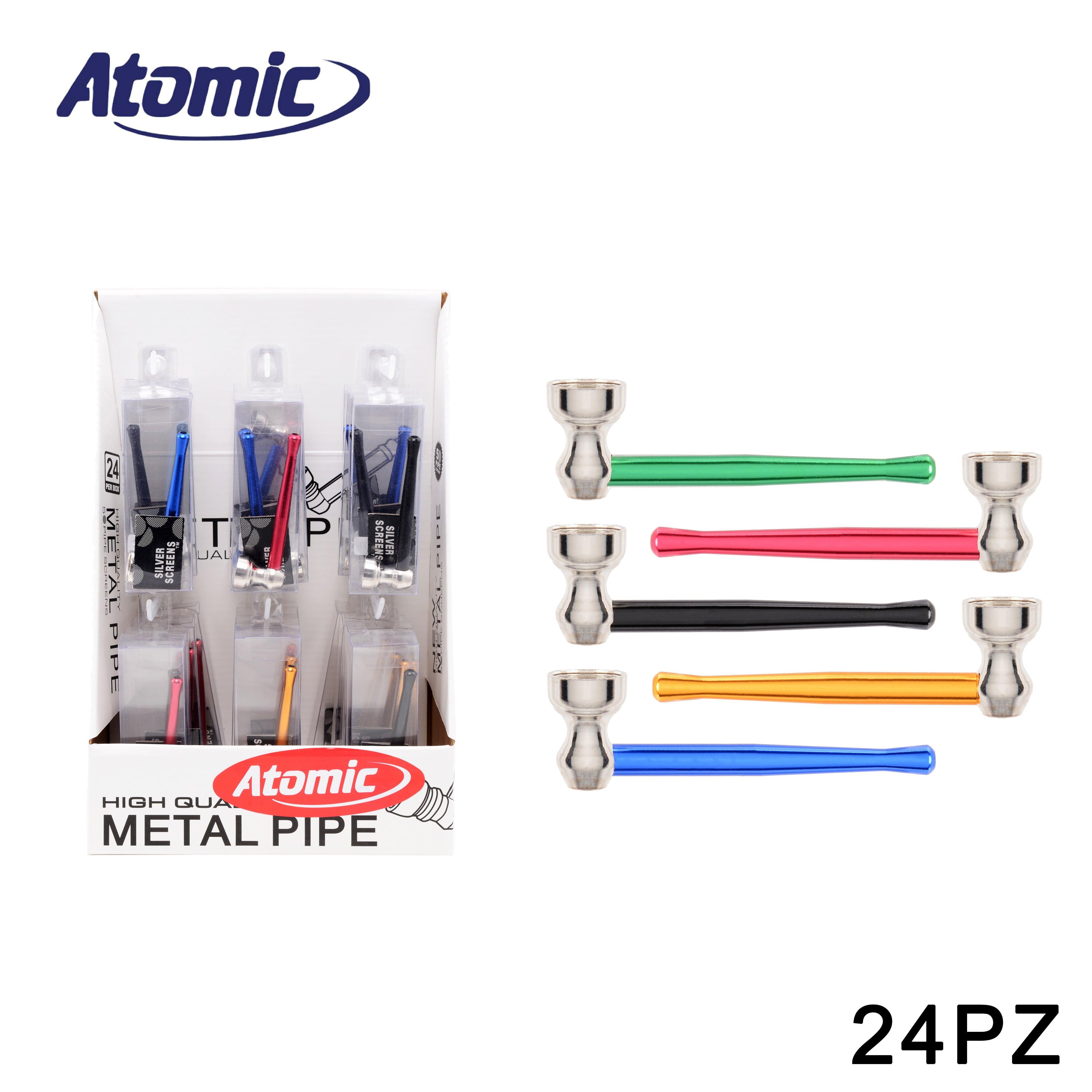 ART.0212807 ATOMIC PIPA ALU 6 COLORI ASS. CONFEZIONE SINGOLA IN PVC CONF.24PZ - koseakasa