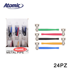 ART.0212807 ATOMIC PIPA ALU 6 COLORI ASS. CONFEZIONE SINGOLA IN PVC CONF.24PZ - koseakasa