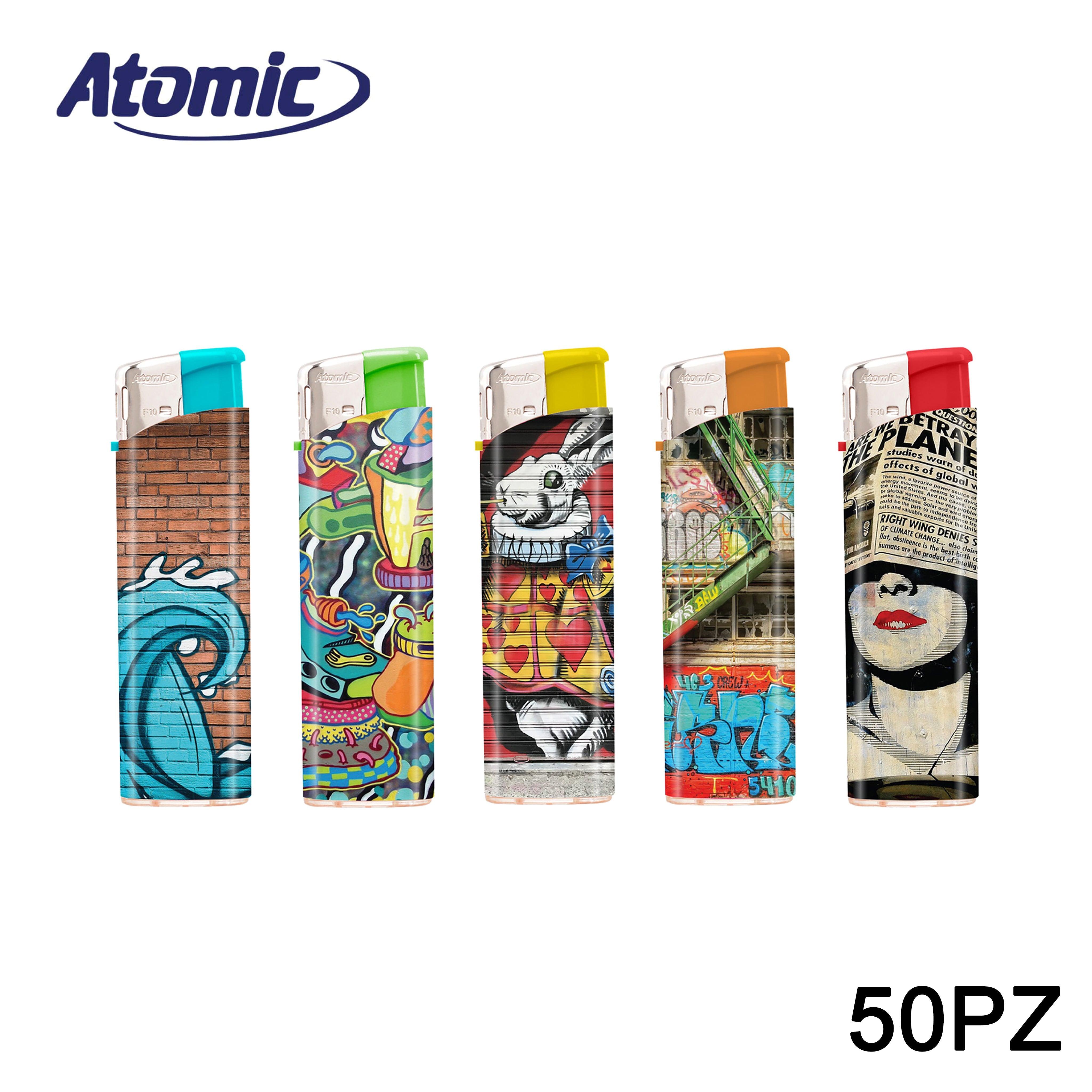ART.3645110 ATOMIC ACCENDINO GRAFFITI CONF.50PZ - koseakasa