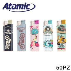 ART.3645118 ATOMIC ACCENDINO F10 RETRO BIKES CONF.50PZ - koseakasa