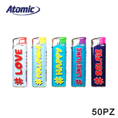 ART.3645130 ATOMIC ACCENDINO F10 HASHTAG CONF.50PZ - koseakasa