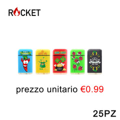 ART.8326313 ROCKET ACCENDINO TURBO RUBBER REFILLABLE LUCK 25PZ - koseakasa