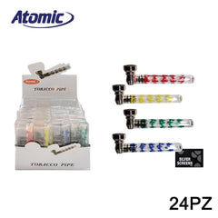 ART.0212817 ATOMIC TABACCO PIPE SCHERMI COLORATI CONF.24PZ - koseakasa