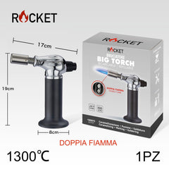 ART.8326236 ROCKET TURBO BRUCIATORE BIG TORCH DOPPIA FIAMMA 1PZ - koseakasa