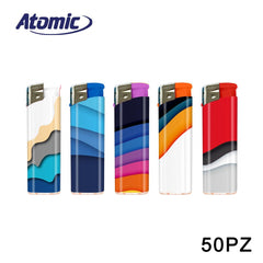 ART.3648039 ATOMIC ACCENDINO ELECTRONIC F11 SOFTFLAME RICARICABILE PAPERCUT 50PZ - koseakasa