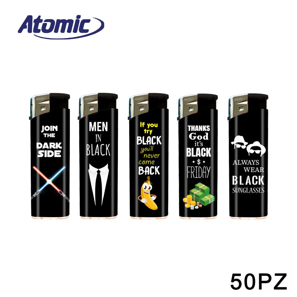 ART.3648058 ATOMC ACCENDINO F11 BLACK MOOD CONF.50PZ - koseakasa