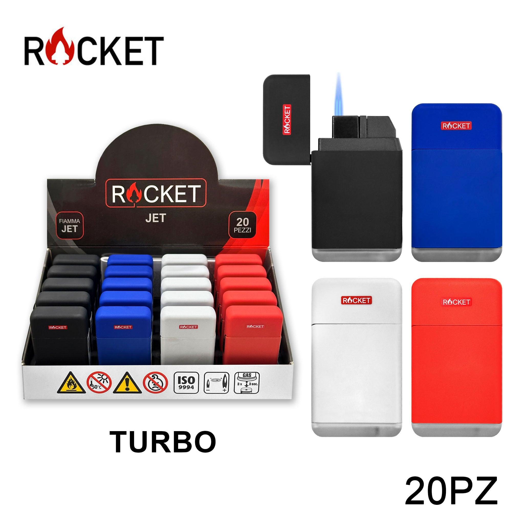 ART.8326258 ROCKET RUBBER ACCENDINO BLU TURBO CLASSIC ASS. 20PZ - koseakasa