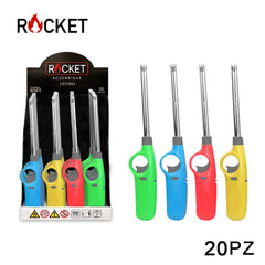 ART.8326275 ROCKET ACCENDIGAS BBQ LIGHTER LEO 26CM SOFTFLAME 4 ASSORTIMENTI 20PZ - koseakasa