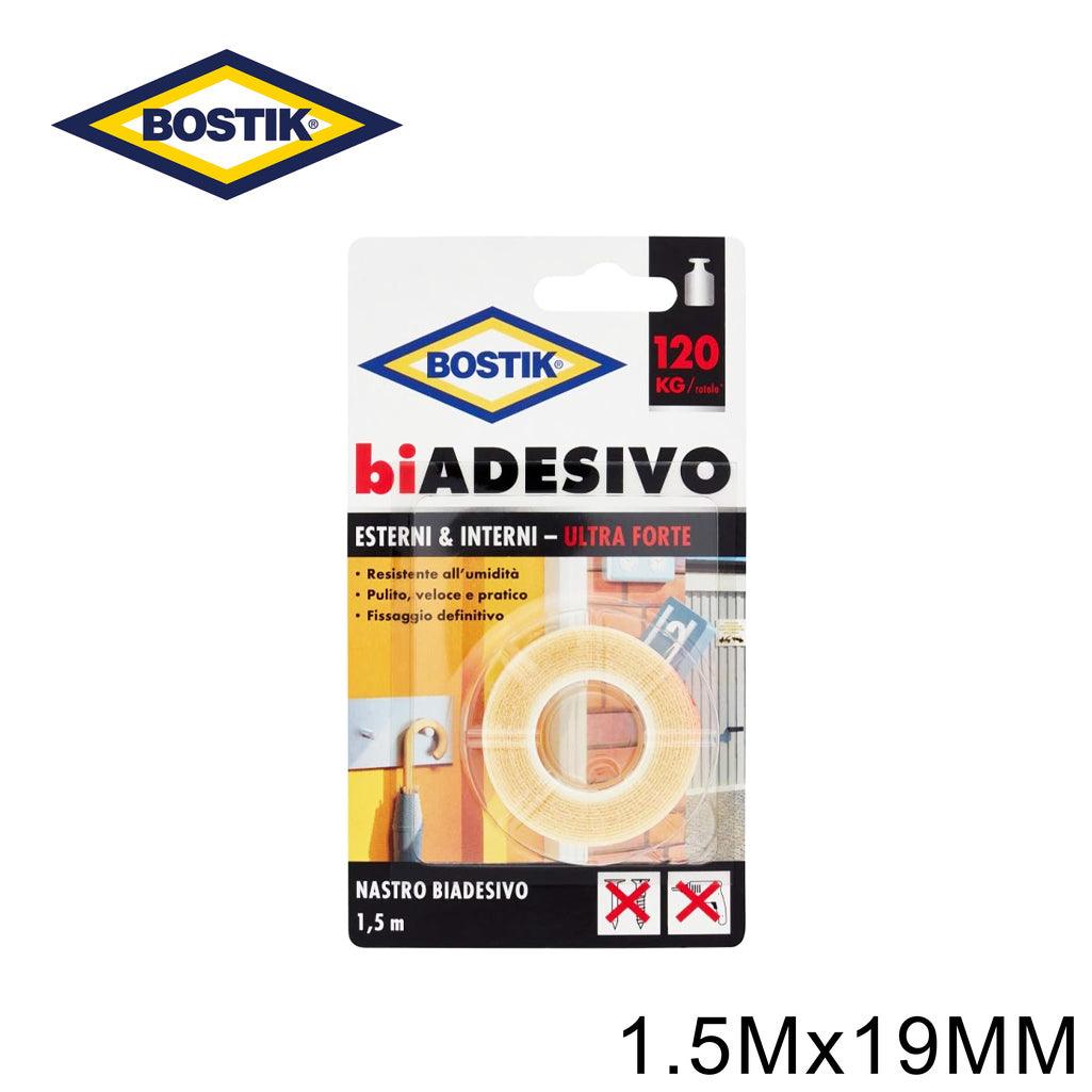 BIADESIVO ULTRA FORTE ESTERNI-INTERNI 19MMX1.5MT BOSTIK ART.65650 65652 BL1 - koseakasa