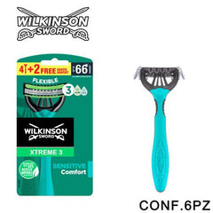 XTREME3 SENSITIVE COMFORT 6PZ WILKINSON ART.W302383400 BL1 - koseakasa