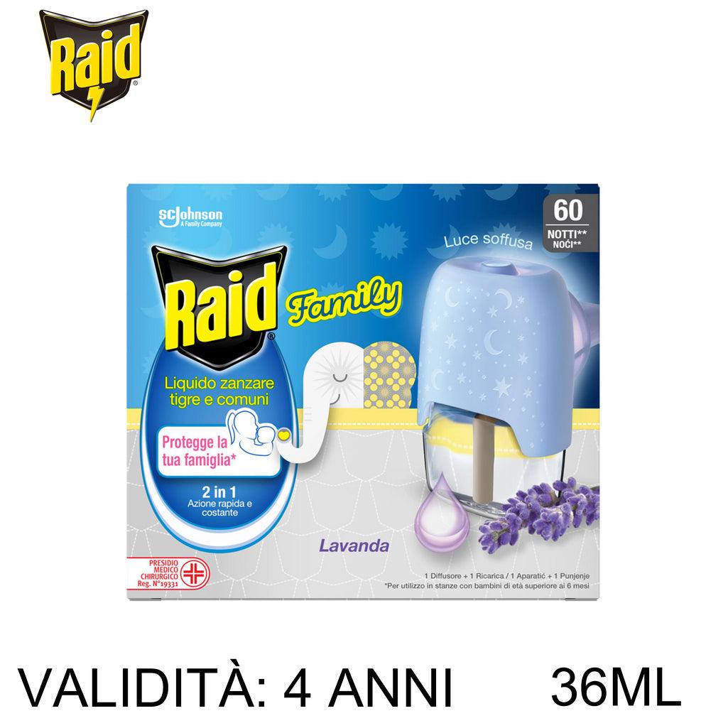 RAID LIQ ELET BASE FAMILY 60N 36ML ART.367391 12PZ - koseakasa