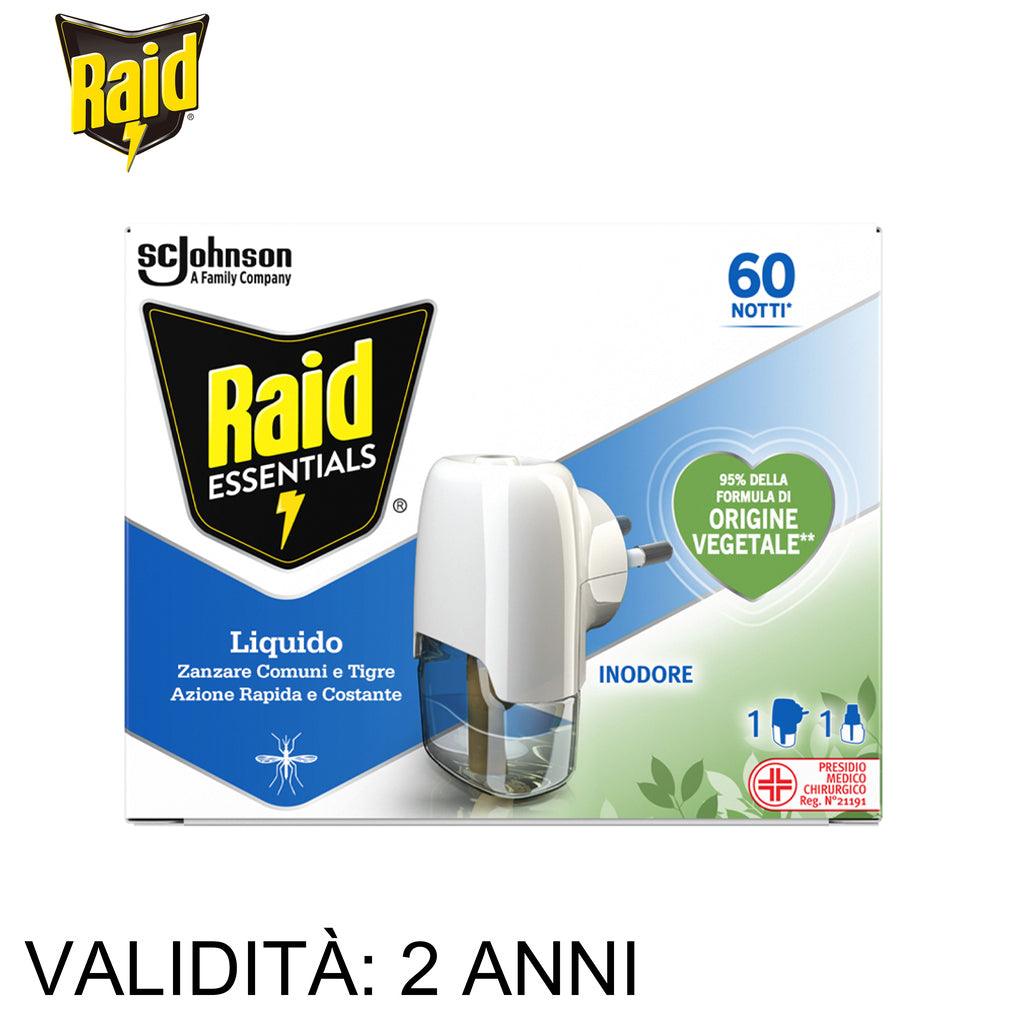 RAID ESSENTIAL LIQ ELET BASE 60N 36ML ART.367239 12PZ - koseakasa