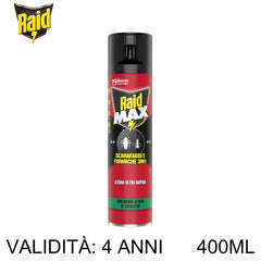 RAID SeF MAX EUCALIPTO 400ML ART.370430 12PZ - koseakasa