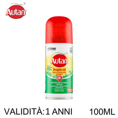 AUTAN TROPICAL SPRAY SECCO 100ML ART.329779 12PZ - koseakasa