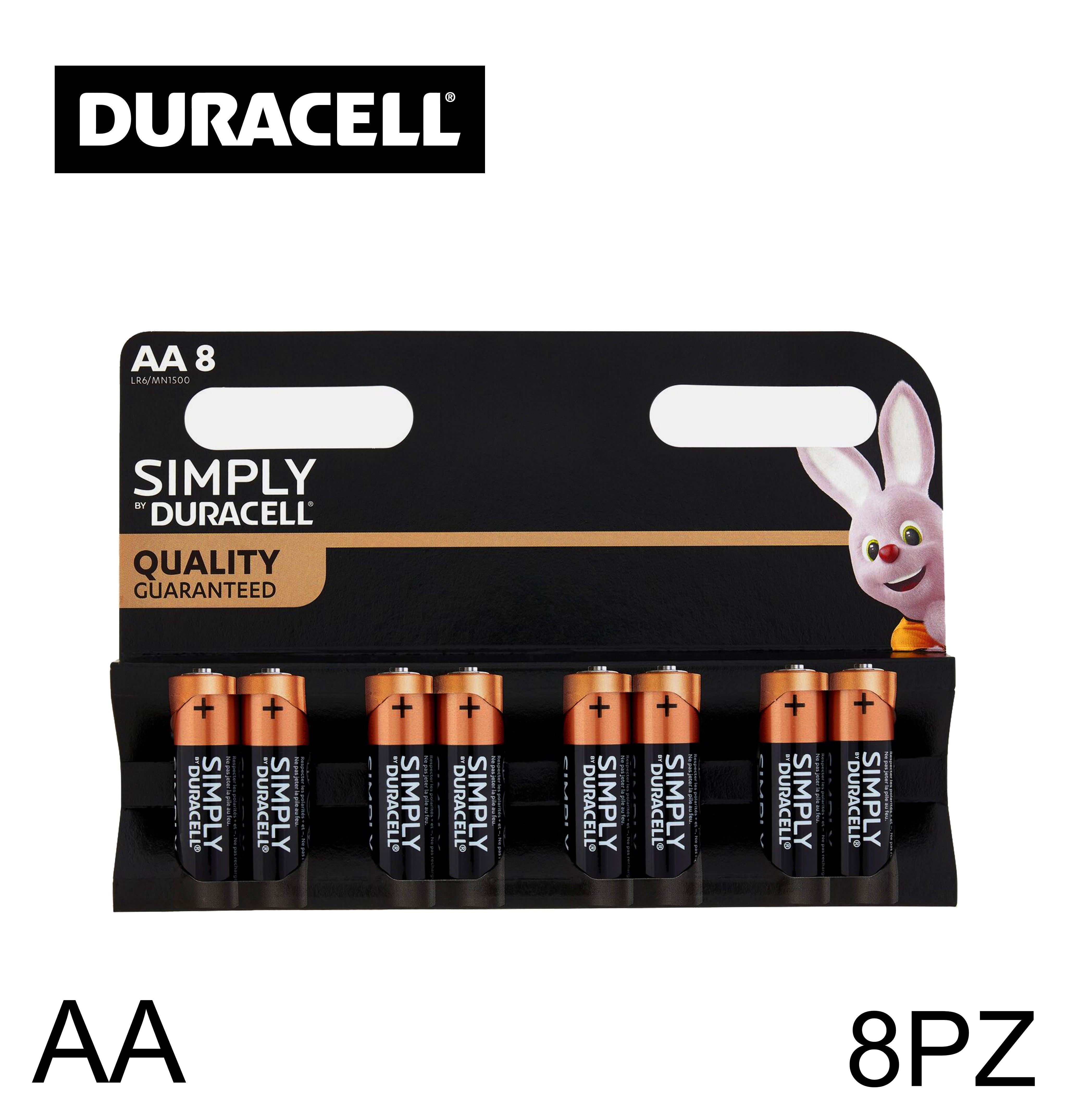 AA SIMPLY DURACELL STILO PILA BL8 - koseakasa