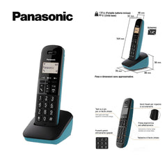PANASONIC KX-TGB610JTC TELEFONO CORDLESS DIGITALE BLU/NERO 1PZ - koseakasa