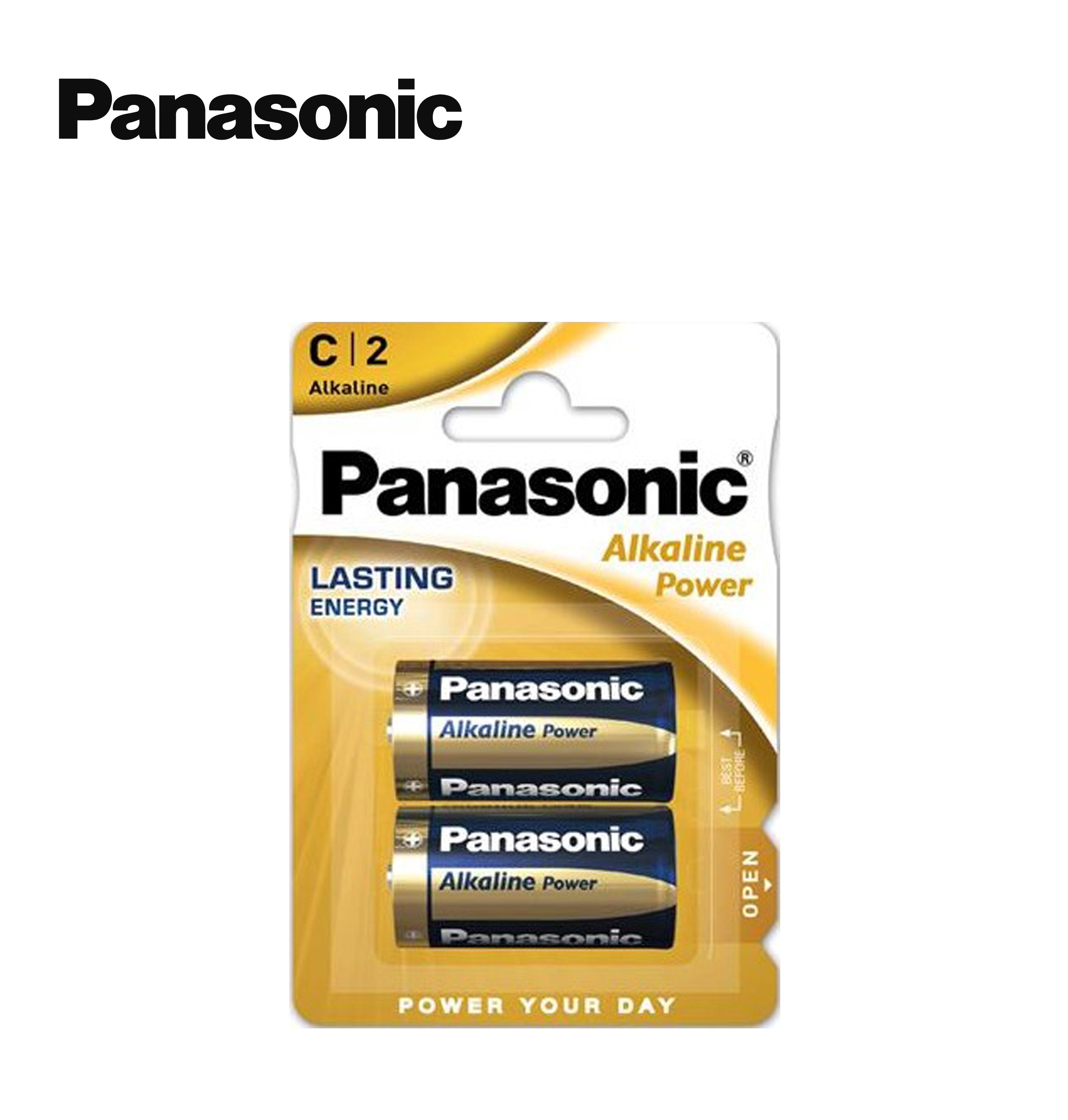 C MEZZA TORCIA PANASONIC ALKALINE POWER PILA BL2 - koseakasa