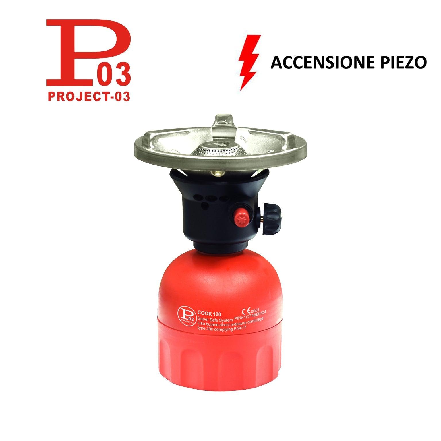 FORNELLO PIEZO CORPO PVC ART.COOK120P PZ1 - koseakasa