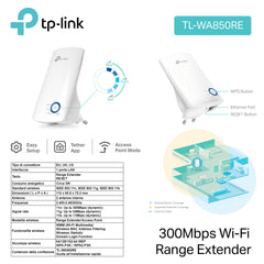 RANGE EXTENDER WIFI 300MB TP-LINK ART.TL-WA850RE 1PZ - koseakasa
