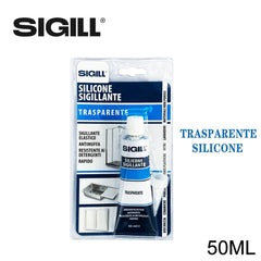 ART.0001921 SIGILL ECO SILICONE SIGILLANTE TRASPARENTE 50ML 24PZ - koseakasa