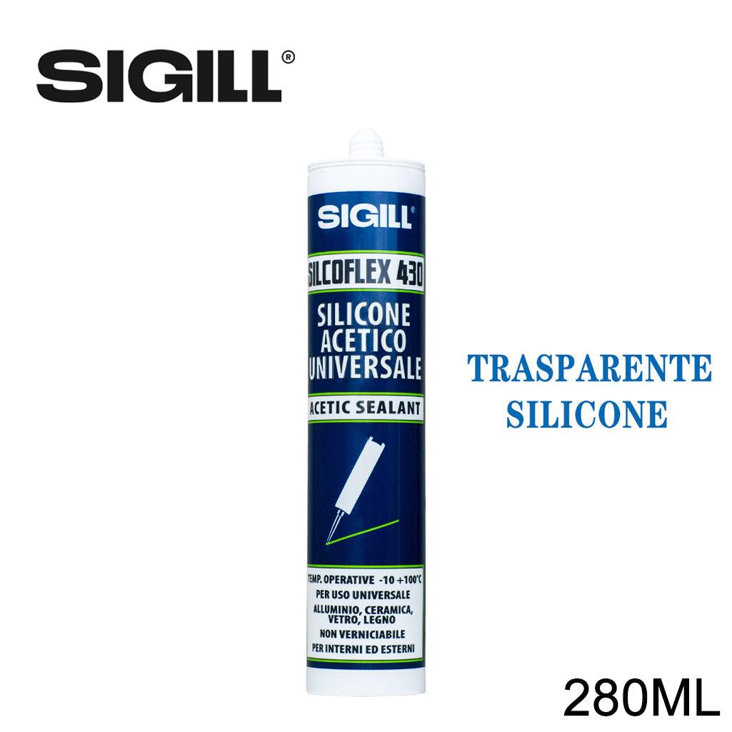ART.0006099 SIGILL SILICONE TRASPARENTE 280ML 24PZ - koseakasa