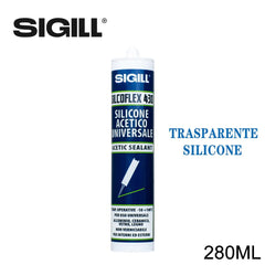 ART.0006099 SIGILL SILICONE TRASPARENTE 280ML 24PZ - koseakasa